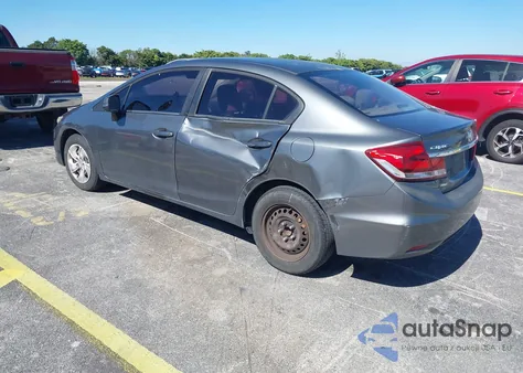 2013 Honda Civic Lx из США, поврежденный, VIN 19XFB2F55DE028506